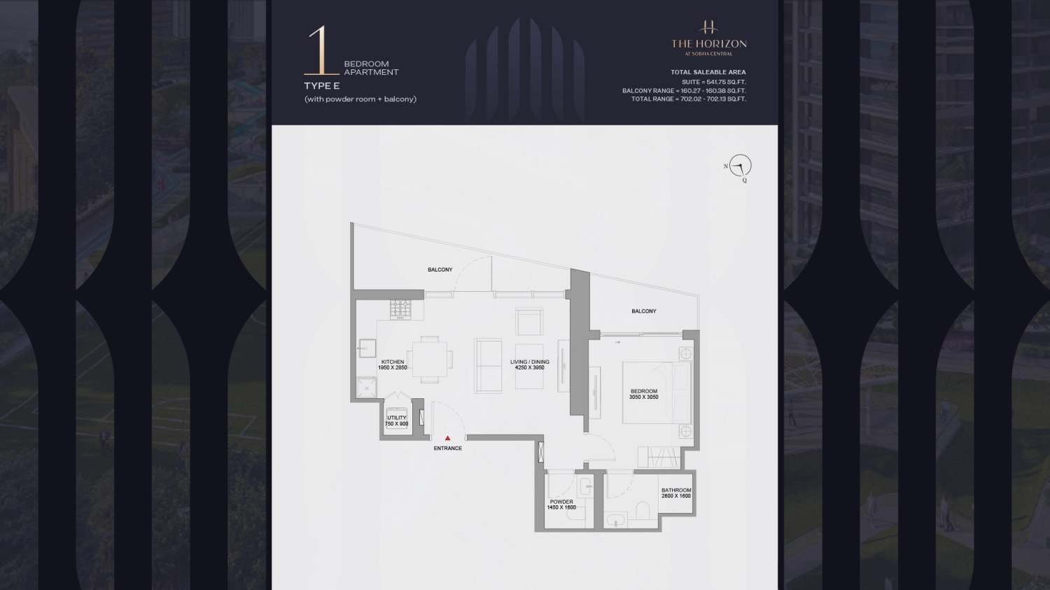 1 BR - Type A